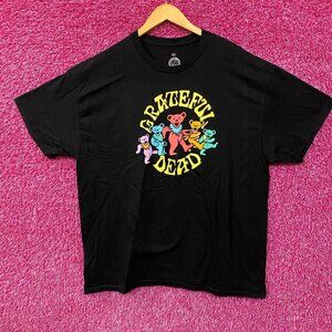Grateful Dead Dancing Bears Rock Band T-Shirt XL